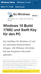 Mobile Screenshot of go-windows.de